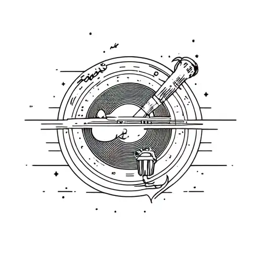 Space bound eminem tattoo design idea