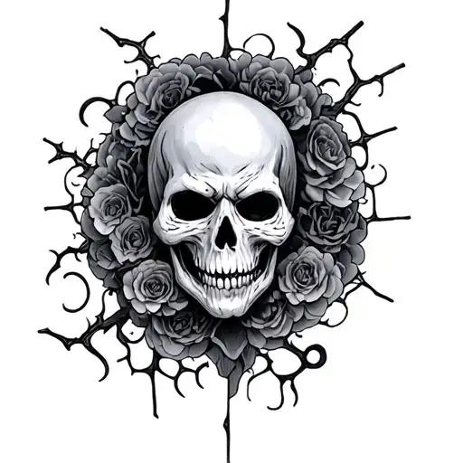 Halloween tattoo design idea