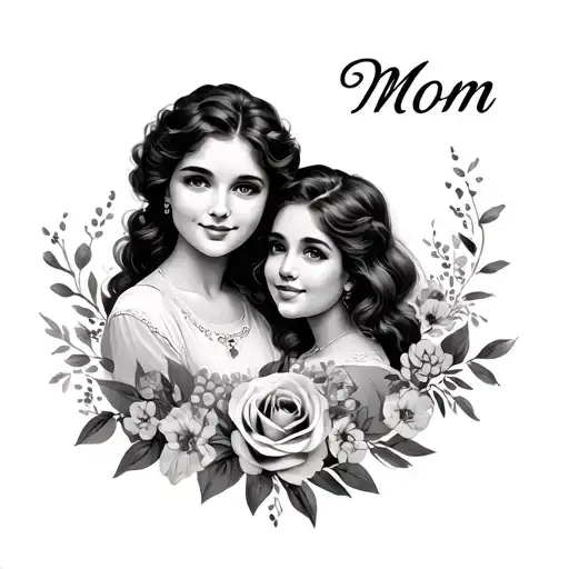 Memorial Mom tattoo design idea