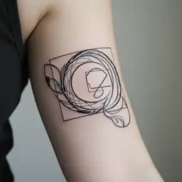 a tribe called blessed tattoo design idea