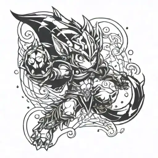 League of legends fizz tattoo design idea