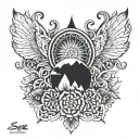 Isys tattoo design idea