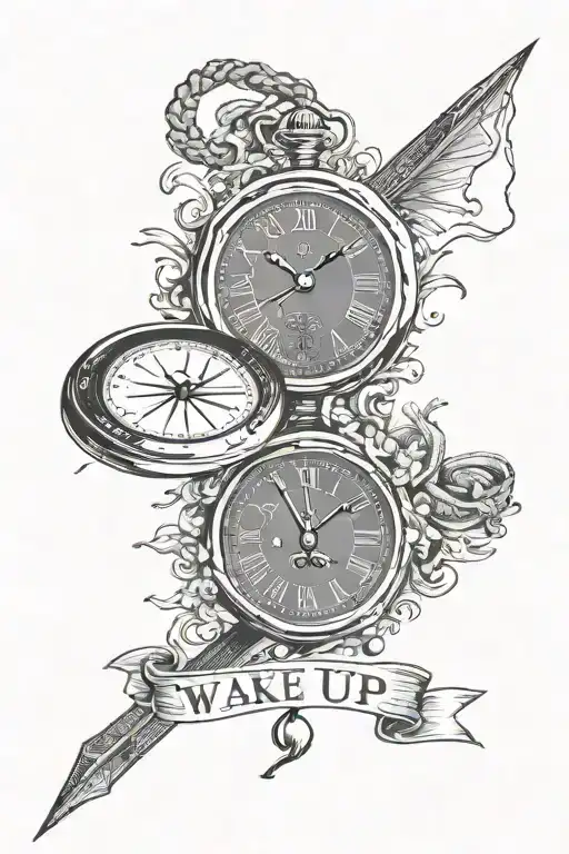 Wake up,Your time is limited,1999,trust no one “ red color”,00:00,Libra sign  tattoo design idea