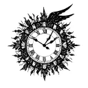 time, reborn, changes, faith, love, lucky tattoo design idea