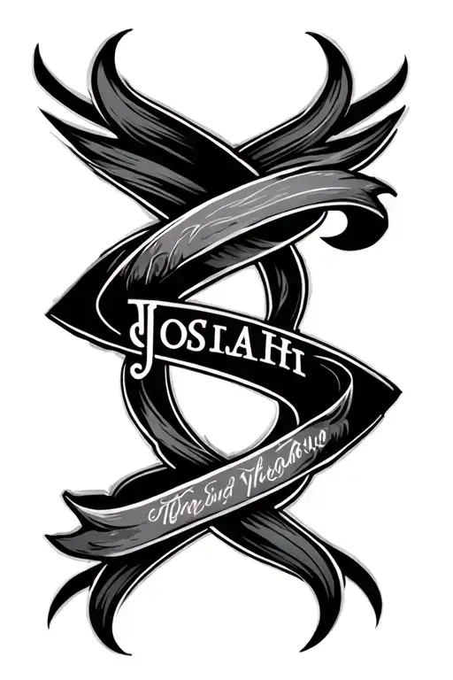 name josiah tattoo design idea