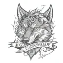 lonewolf,hardwork,unstoppable,raw,force tattoo design idea