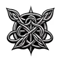 Celtic symbols representing family tattoo design idea
