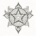 wiccan tattoo tattoo design idea