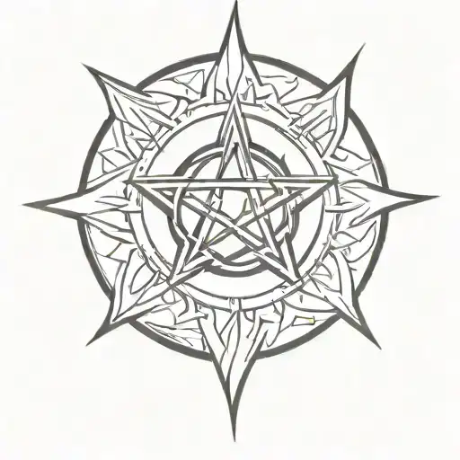 wiccan tattoo tattoo design idea