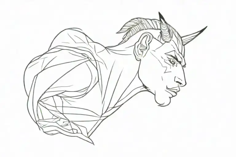 CR7 GOAT tattoo design idea