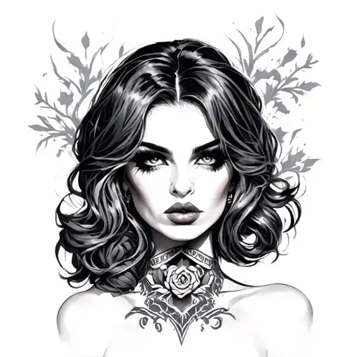 Slut tattoo design idea