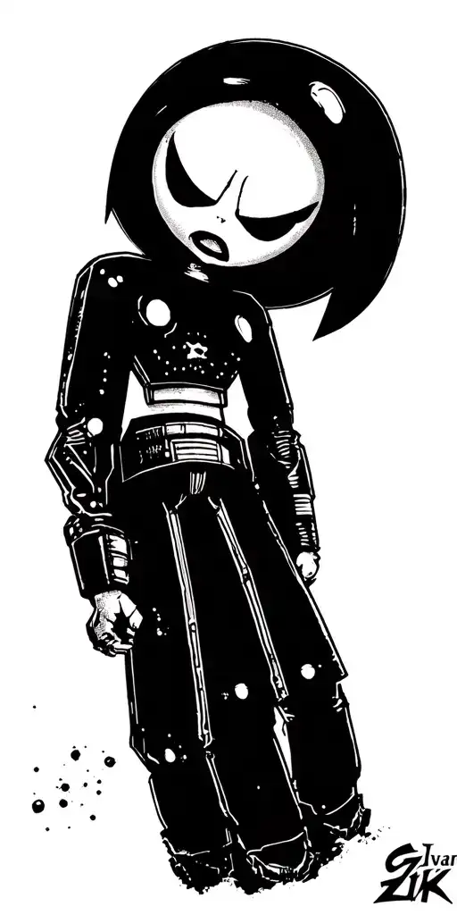 Gi Invader Zim tattoo design idea