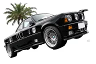 bmw e30 m3 tattoo design idea