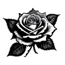 rose Evie dodo tattoo design idea