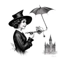 Mary poppins  tattoo design idea