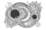 Spinal tattoo design idea