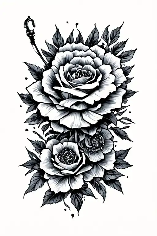 Faithful forever tattoo design idea