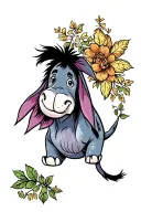 eeyore tattoo design idea
