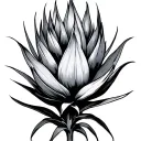 Yucca tattoo design idea