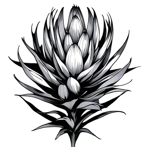 Yucca tattoo design idea