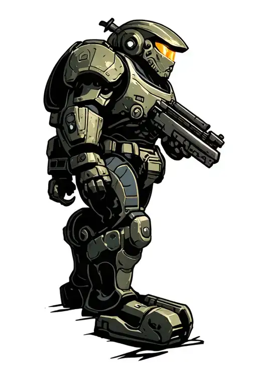 filler space marine tattoo design idea