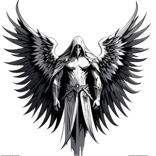 Tyrael tattoo design idea