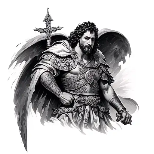 Saint Florian tattoo design idea