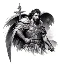 Saint Florian tattoo design idea