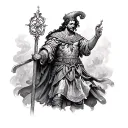 Saint Florian tattoo design idea