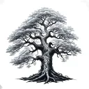 Elder Tree tattoo design idea