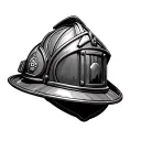 Firefighter Helmet tattoo design idea