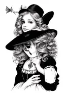 Alice wonderland crazy tattoo design idea