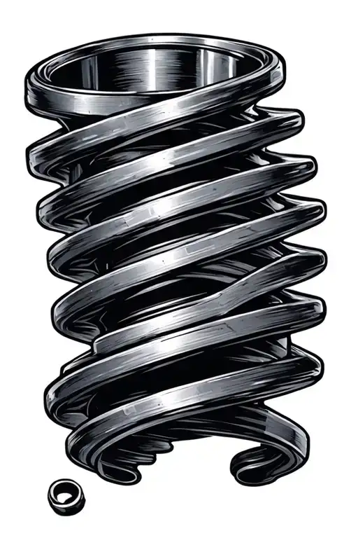 motor camshaft tattoo design idea