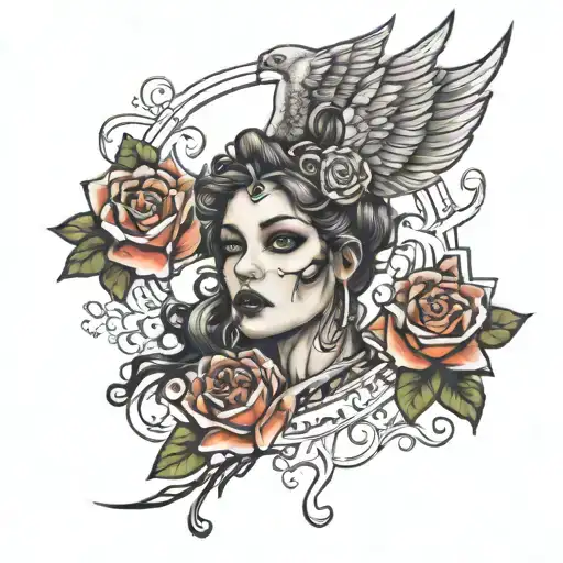 I bet God heard you coming tattoo design idea