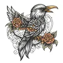 I bet God heard you coming tattoo design idea