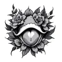 Belly Button tattoo design idea