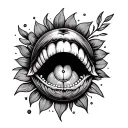 Belly Button tattoo design idea