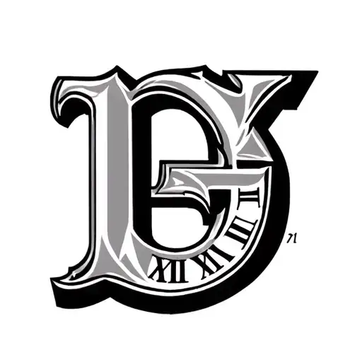 1974 Roman Numerals tattoo design idea