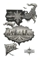 Nebraska and Kansas City tattoo design idea