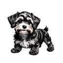 Cockapoo tattoo design idea