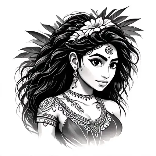 Moana tattoo design idea