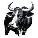 Spanish Bull tattoo design idea