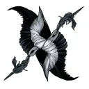 excel bray and fiam ray tattoo design idea