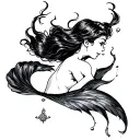 Little Mermaid tattoo design idea