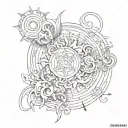 Psychedelic tattoo design tattoo design idea