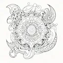 Psychedelic tattoo design tattoo design idea