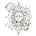 Psychedelic tattoo design tattoo design idea