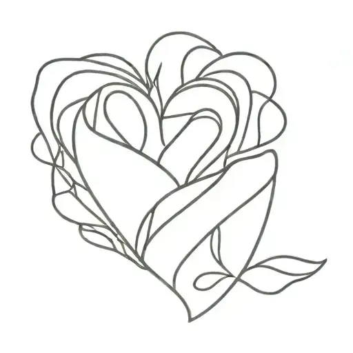 heart slut tattoo design idea