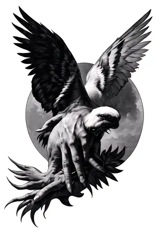 microrealism Renaissance painting featuring tattoo design idea