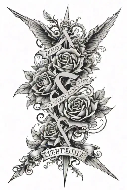 fate, everything happens for a reason tattoo design idea
